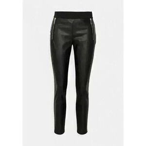 NEW MICHAEL Michael Kors Women's M Mixed-Media Skinny Pants NWT $110